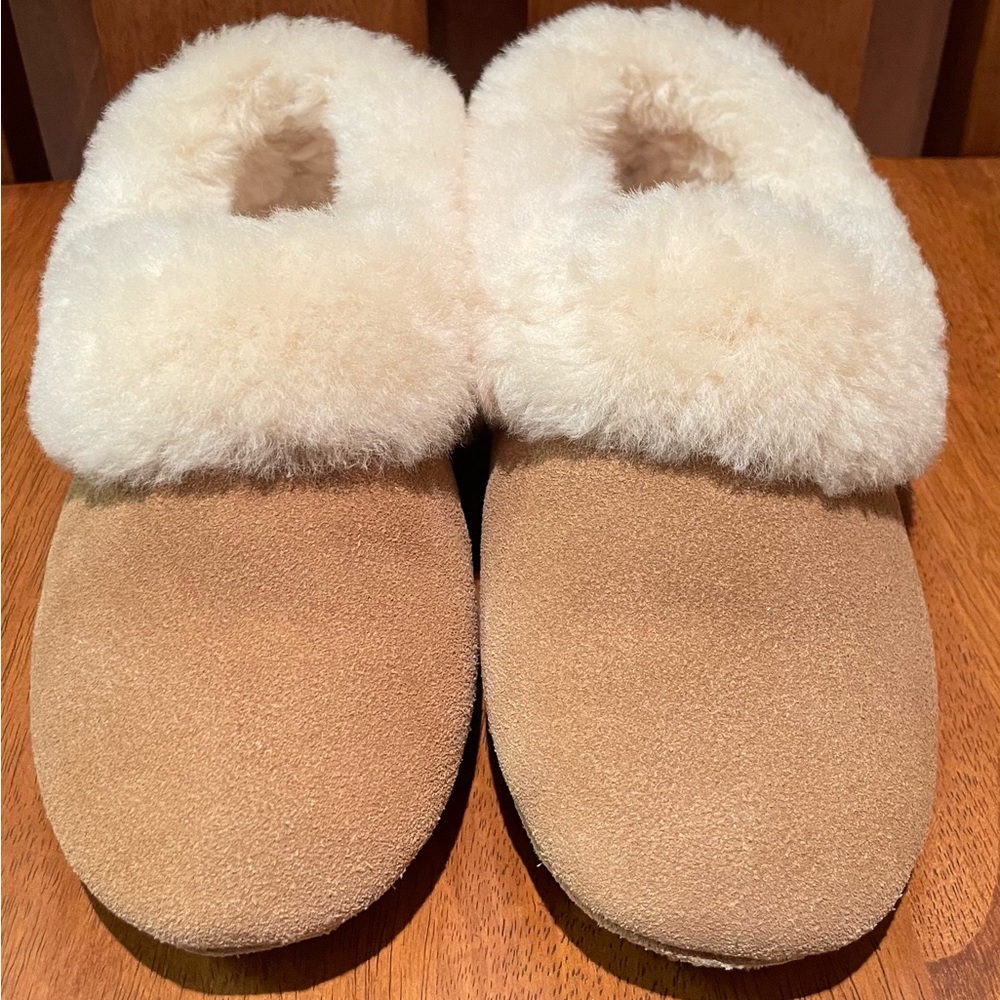 EUC - Vermont Country Store Women's Sheepskin Ballet Slippers Size 7M